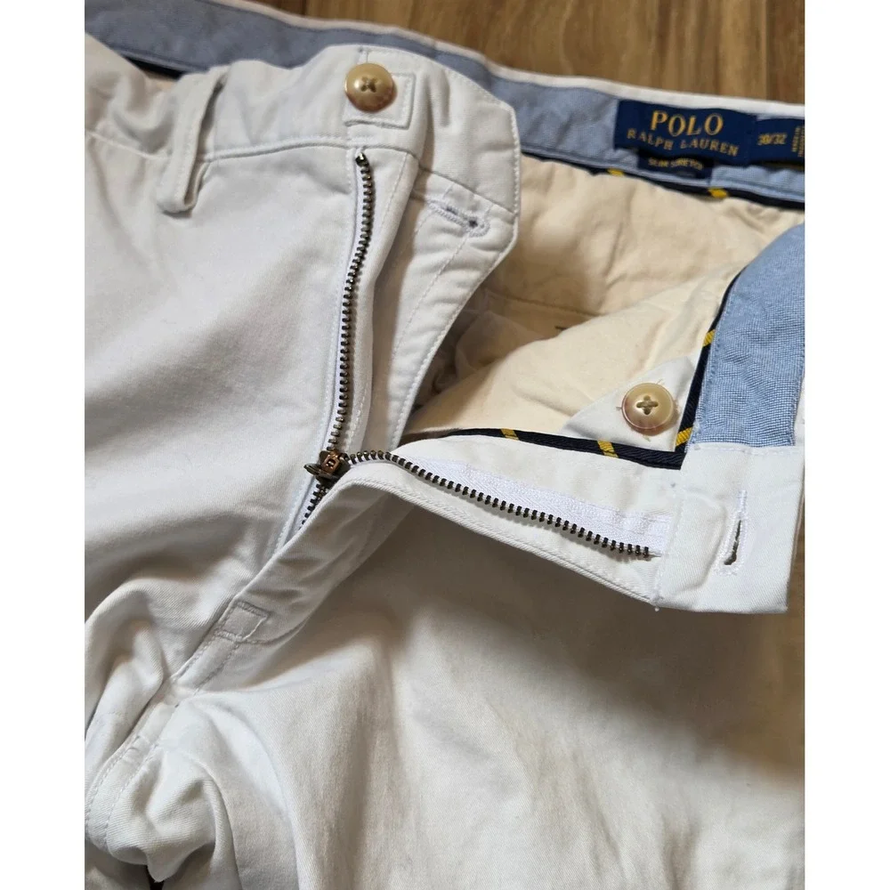 Polo Ralph Lauren Slim Stretch Pants Men's Size 30x32 White